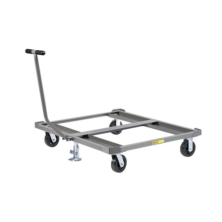 Pallet Dolly, T-Handle, 3600 Lbs., 40 X 48 Deck, Floor Lock